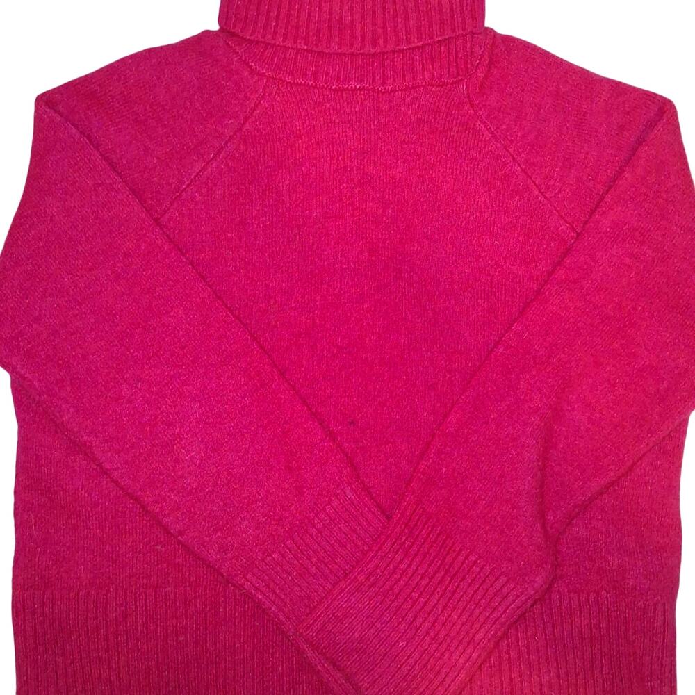 ZARA Magenta Chunky Turtleneck Sweater - Size Small (US)